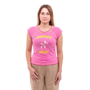 Compagnia Italiana T-Shirt Women size M Hot Pink